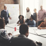 groupe personnes bureau